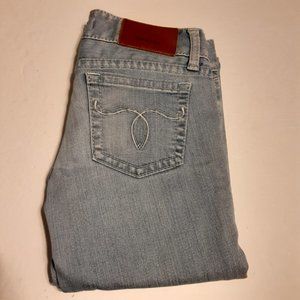 Moussy Women's Powder Skinny Light Blue Jeans 0109AC12-2510 Size 25